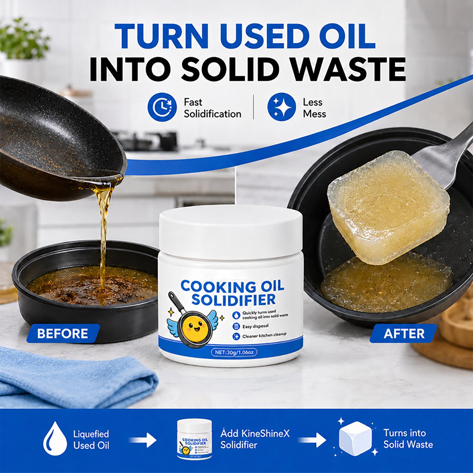Commercial Kitchen Appliance - 30ml Oil Solidifier For Disposal Deep