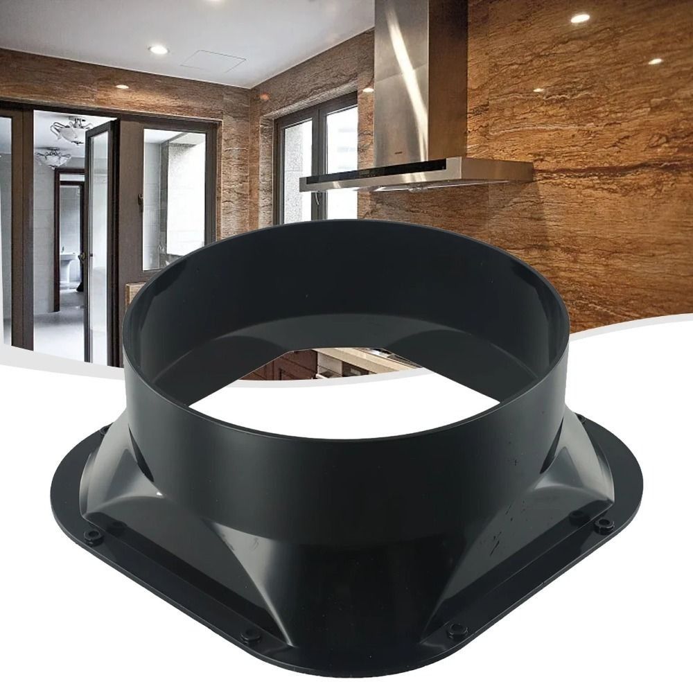 Commercial Kitchen Ventilation - Fan Connection ABS Wall Flange Connector
