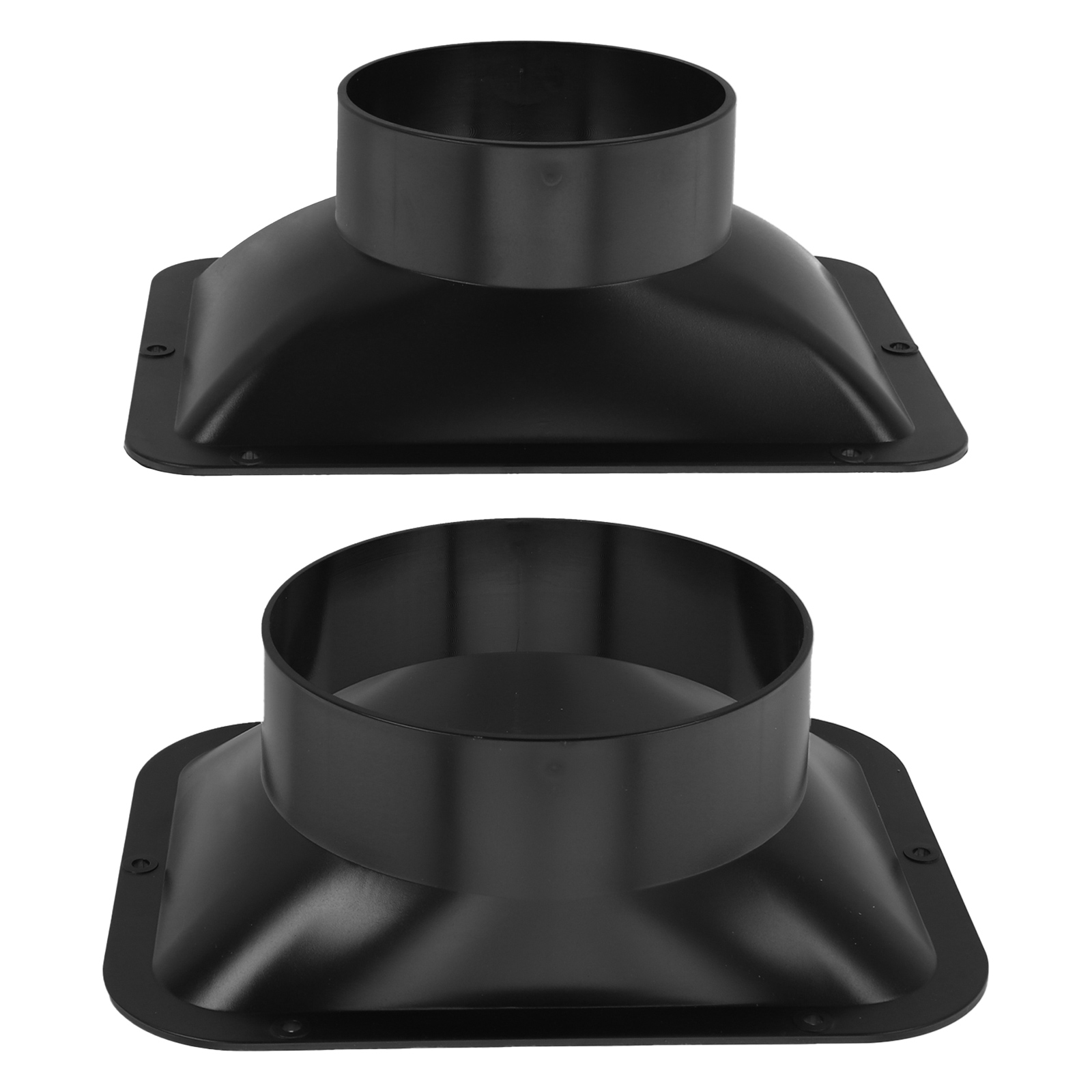 Commercial Kitchen Ventilation - 100/150mm Wall Flange Vent Connector Long