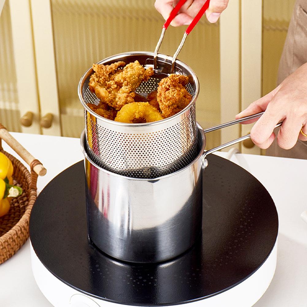 Commercial Kitchen Appliance - Stainless Steel Deep Fryer Pot With