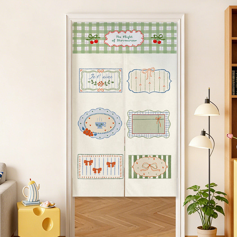 VIKAMA Blue Grid French Noren  - Commercial Kitchen Ceiling 评论和价格