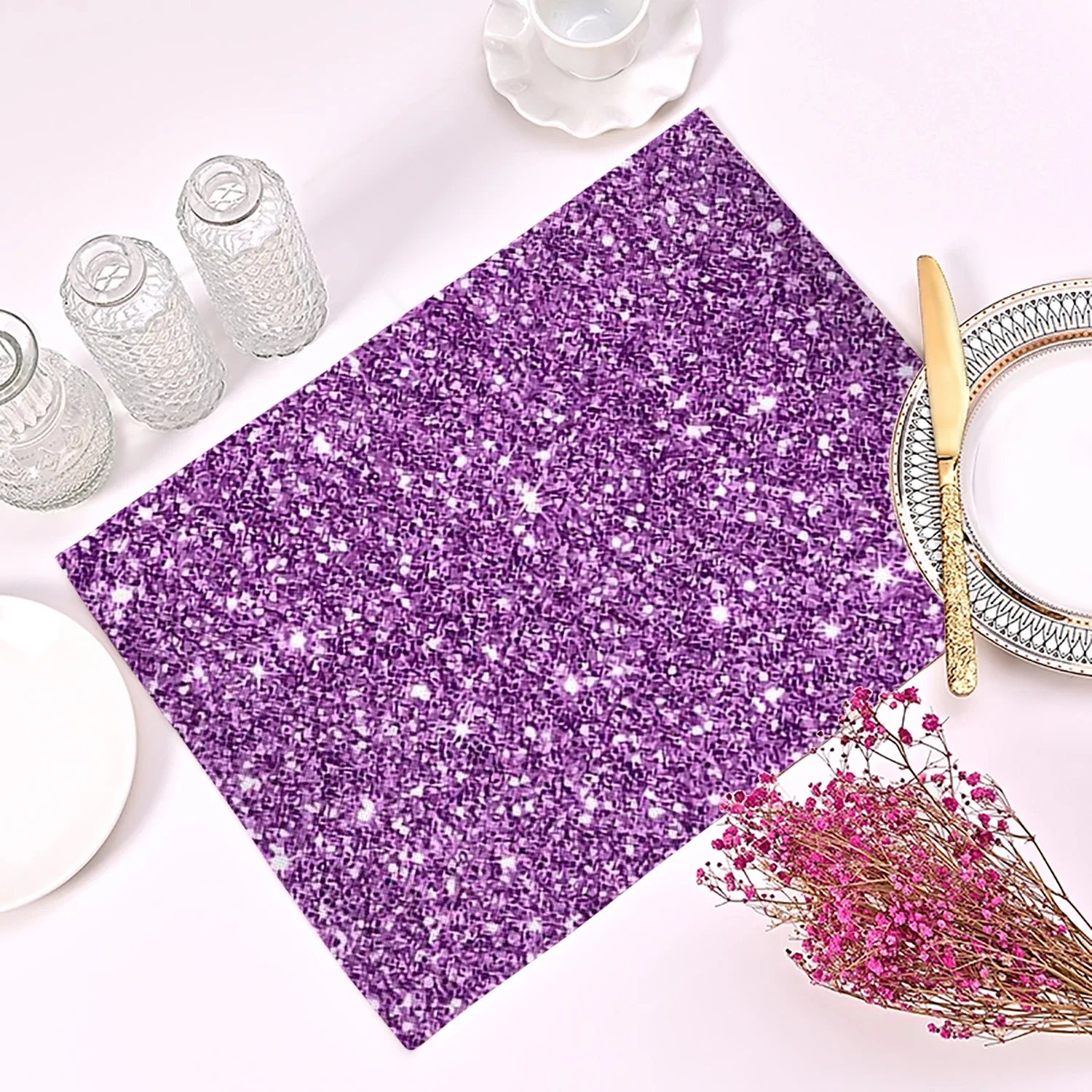 Purple Geometric Pattern Kitch - Commercial Kitchen Table 评论和价格