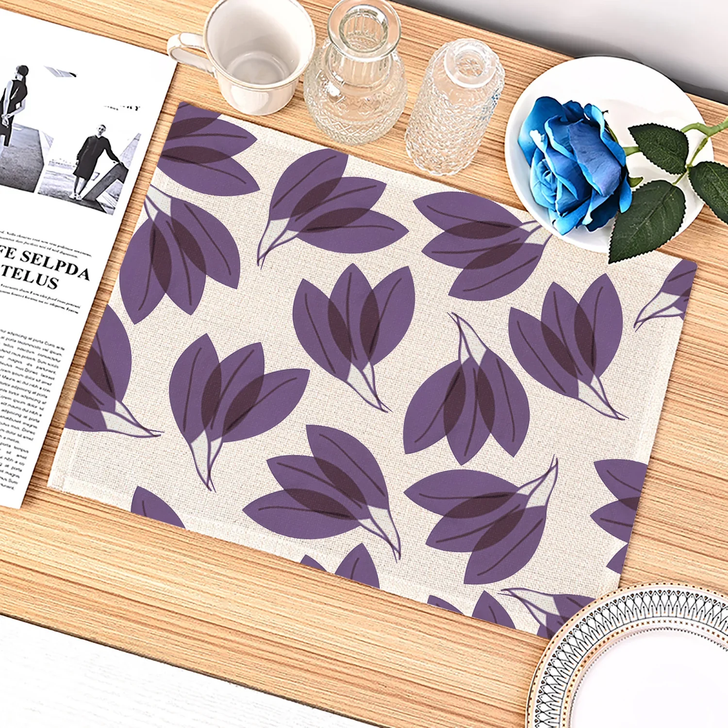 Purple Geometric Pattern Kitch - Commercial Kitchen Table 评论和价格