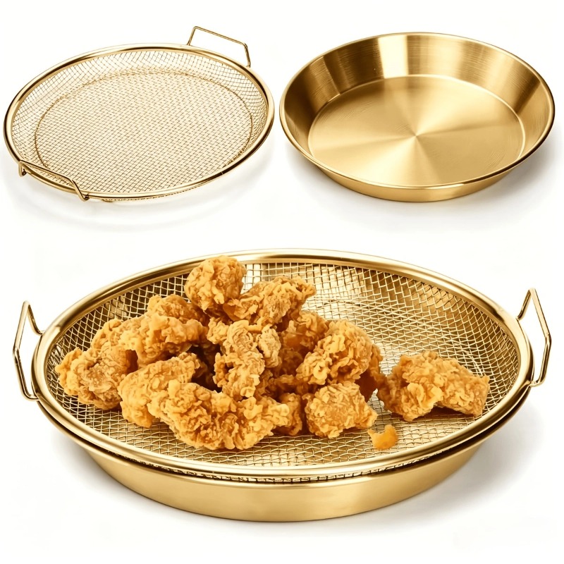 Gold Heavy Duty Deep Fryer Rac - Commercial Kitchen Appliance 评论和价格