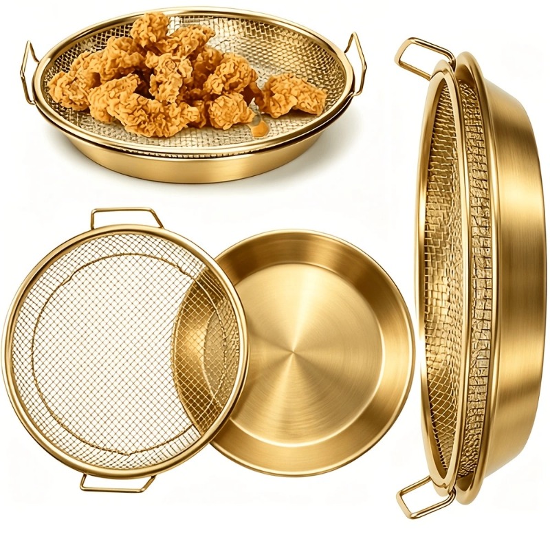 Gold Heavy Duty Deep Fryer Rac - Commercial Kitchen Appliance 评论和价格