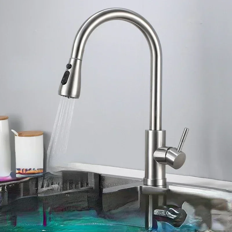 Tap Brushed Nickel Kitchen Fau - Commercial Kitchen Faucets 评论和价格