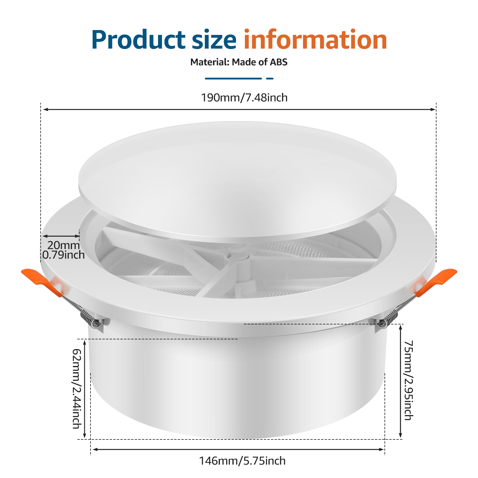 Round Vent Cover with Adjustab - Commercial Kitchen Ventilation 评论和价格