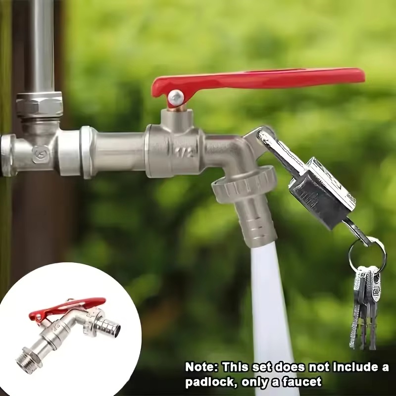 1Pc 1/2 Inch Zinc Alloy Faucet - Commercial Kitchen Tap 评论和价格