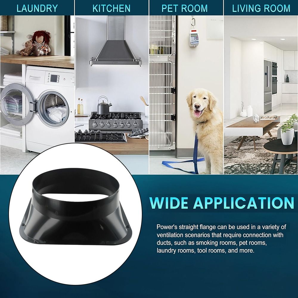Fan Connection ABS Wall Flange - Commercial Kitchen Ventilation 评论和价格