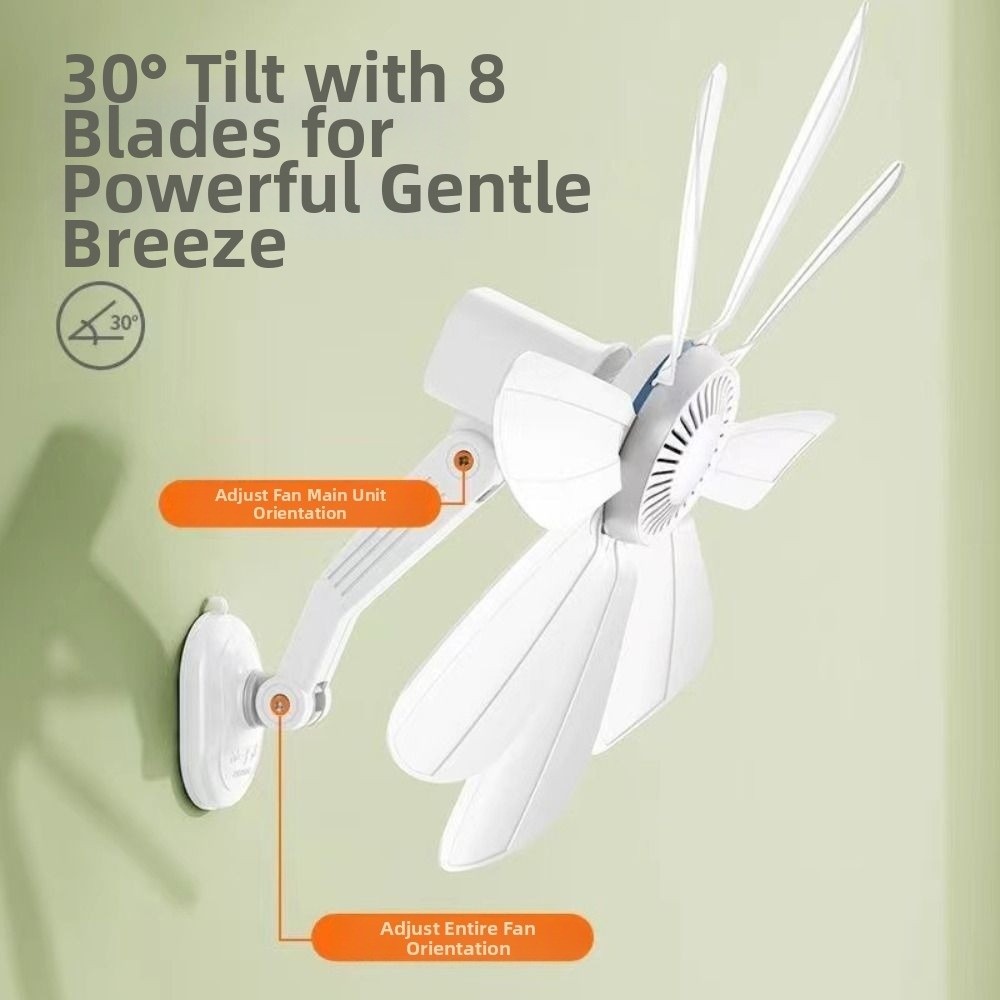8 Fan Leaves Wall Mount Fan Qu - Commercial Kitchen Ventilation 评论和价格