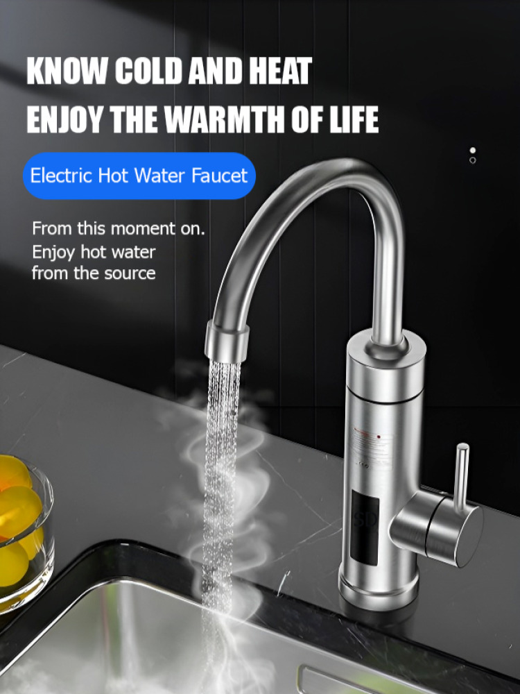 Bathroom Electric Faucet Fast  - Commercial Kitchen Tap 评论和价格