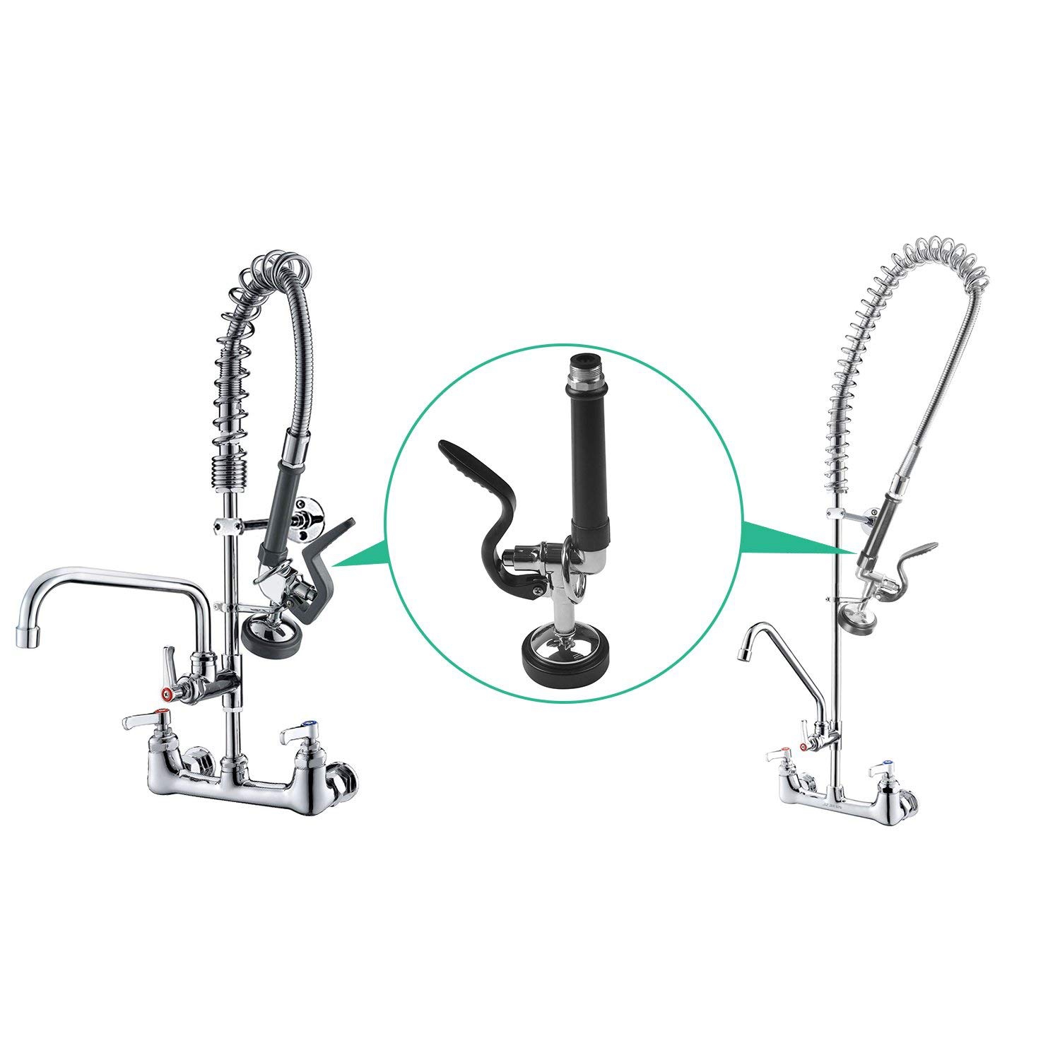 In stock Pre Rinse Sprayer Com - Commercial Kitchen Faucets 评论和价格